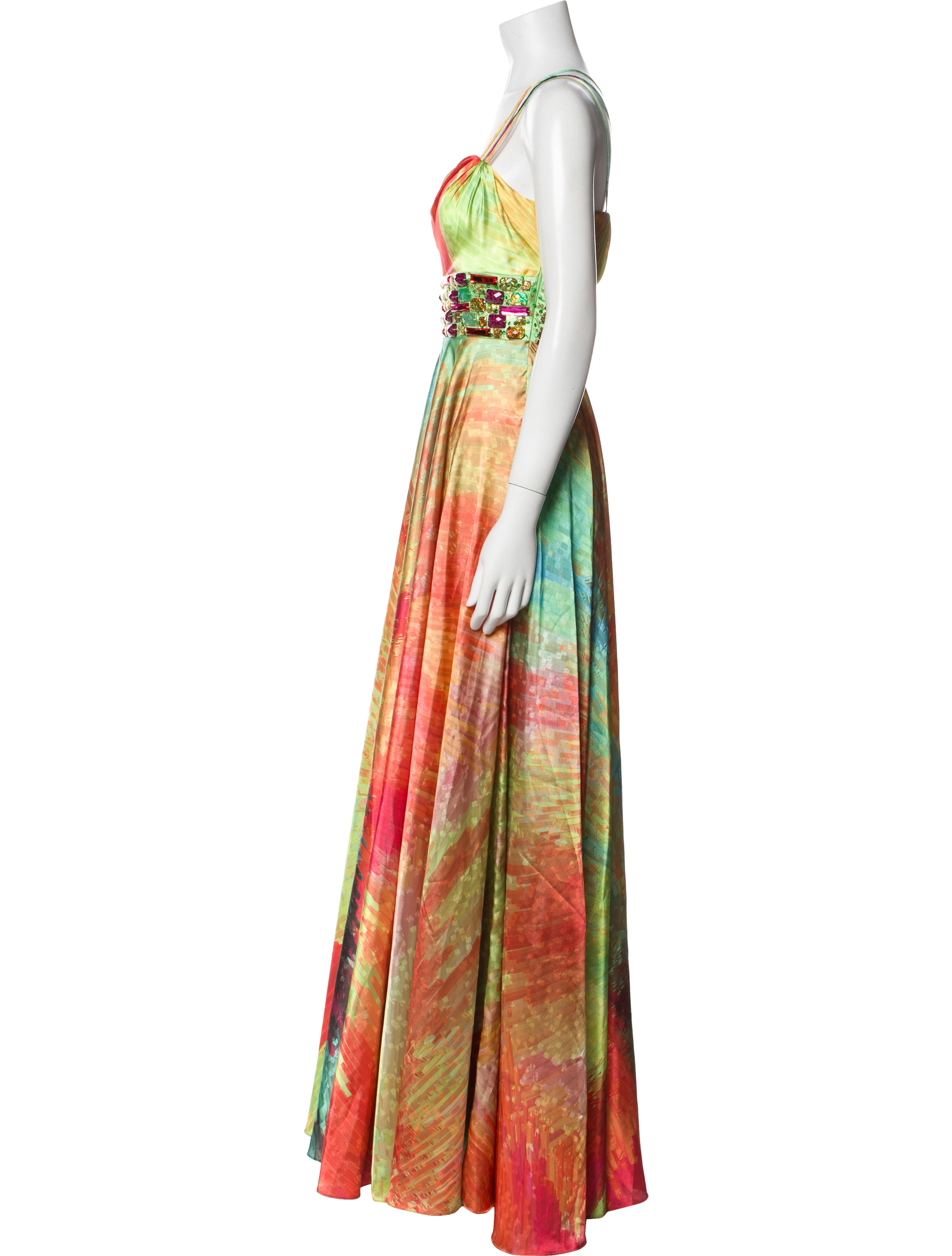 Jovani Printed Long Dress w/ Tags