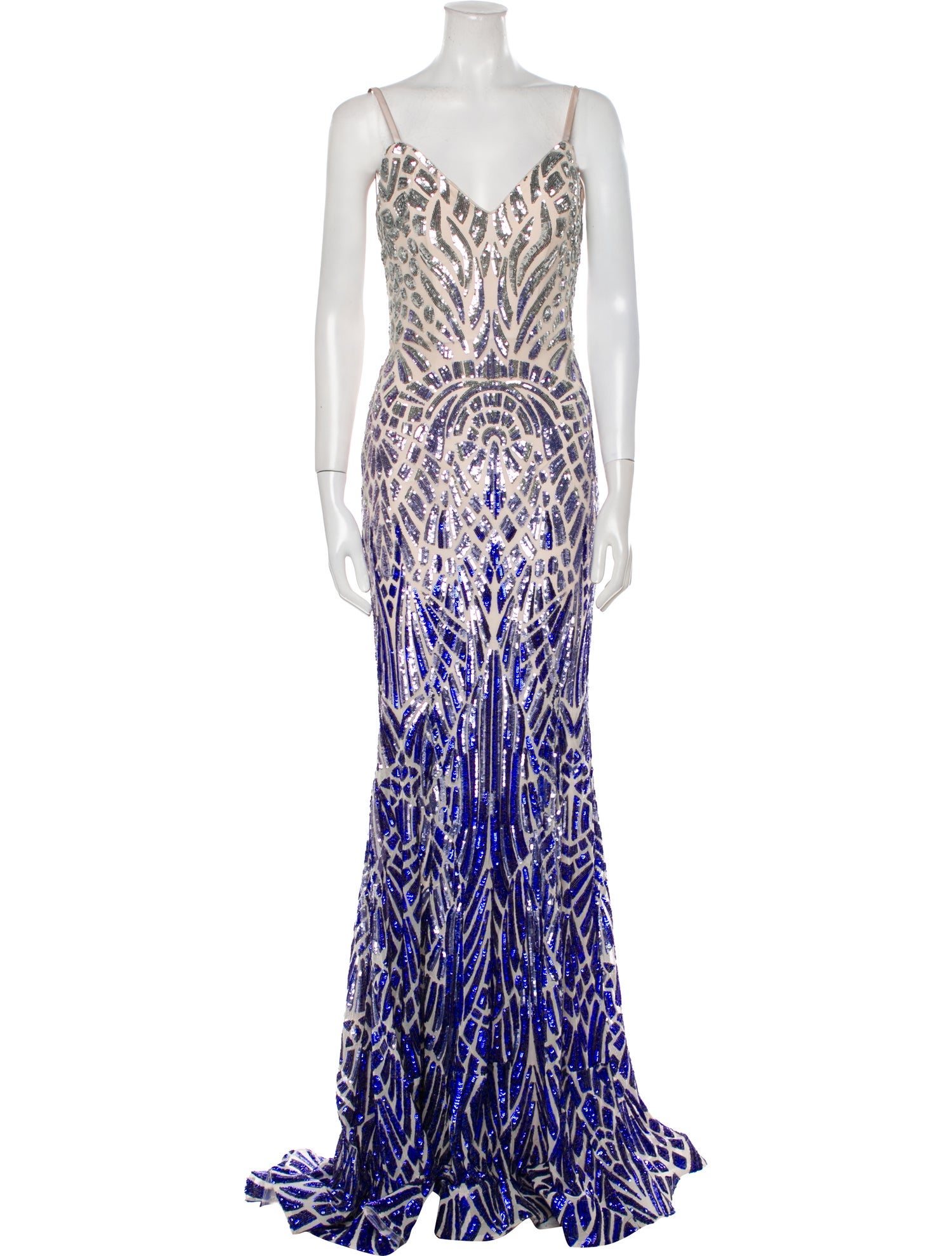 Jovani Linen Long Dress