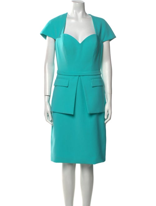 Jovani V-Neck Knee-Length Dress