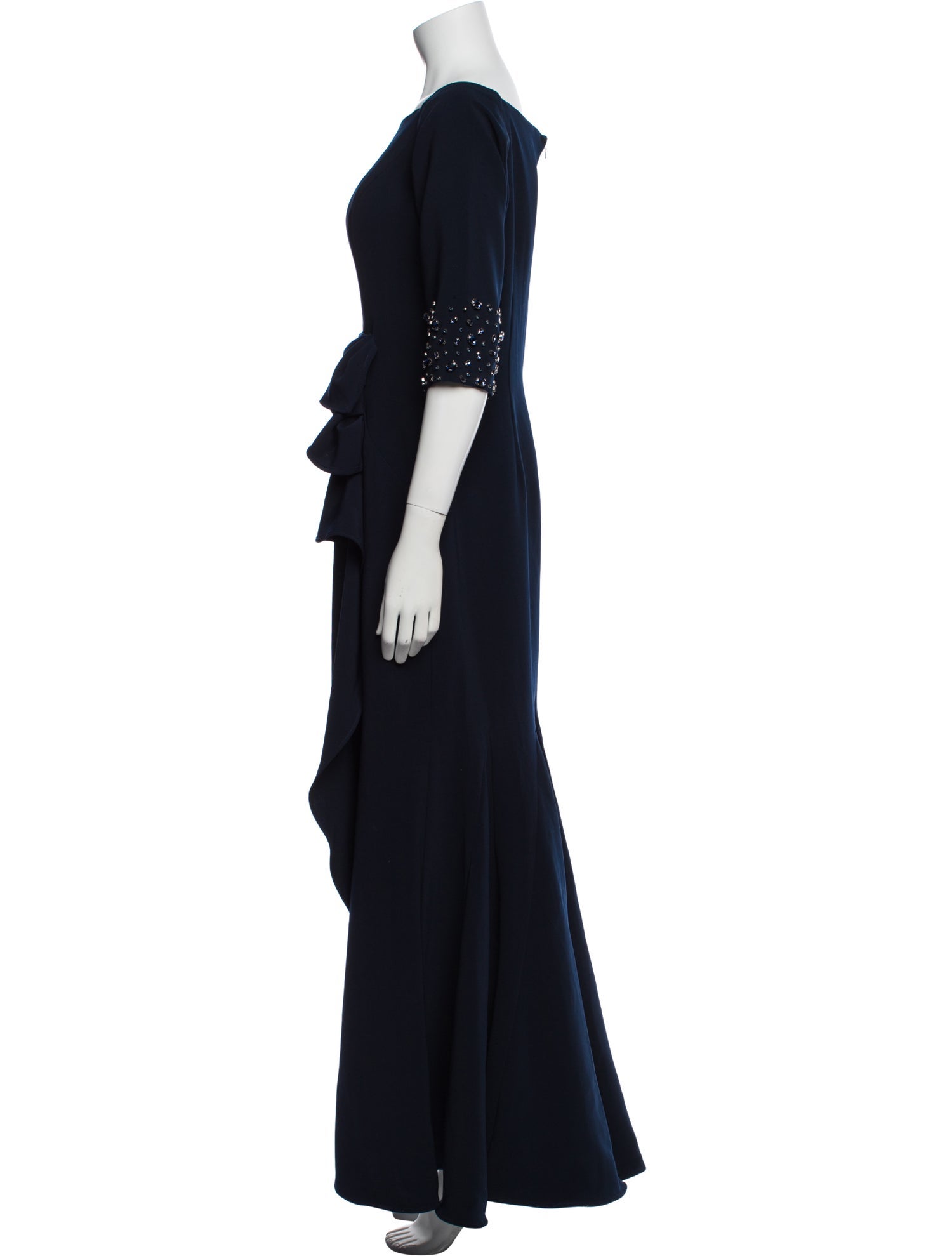 Jovani Square Neckline Long Dress