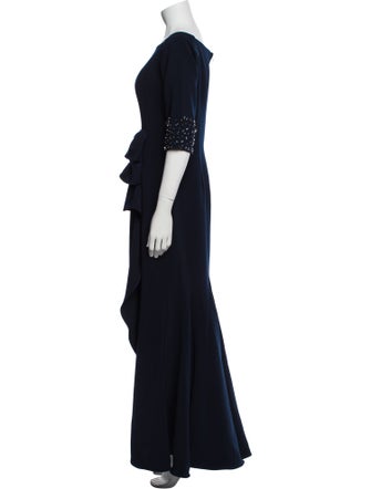Jovani Square Neckline Long Dress