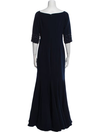 Jovani Square Neckline Long Dress