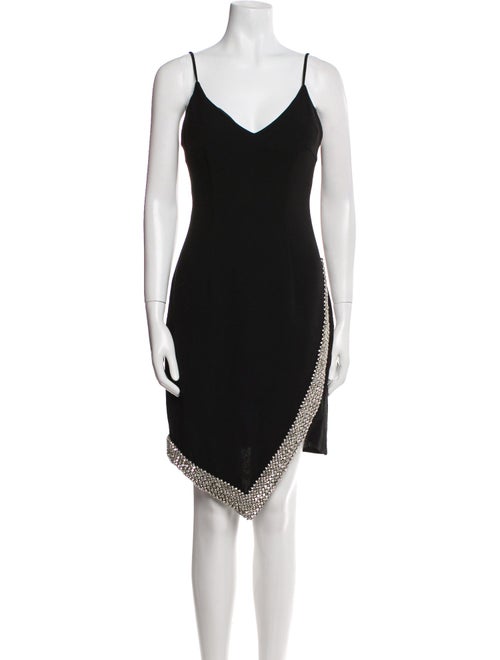 Jovani Wool Knee-Length Dress