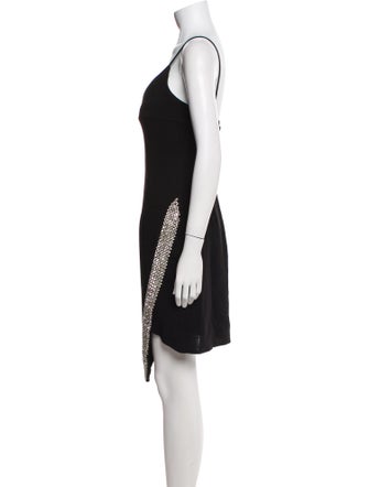 Jovani Wool Knee-Length Dress