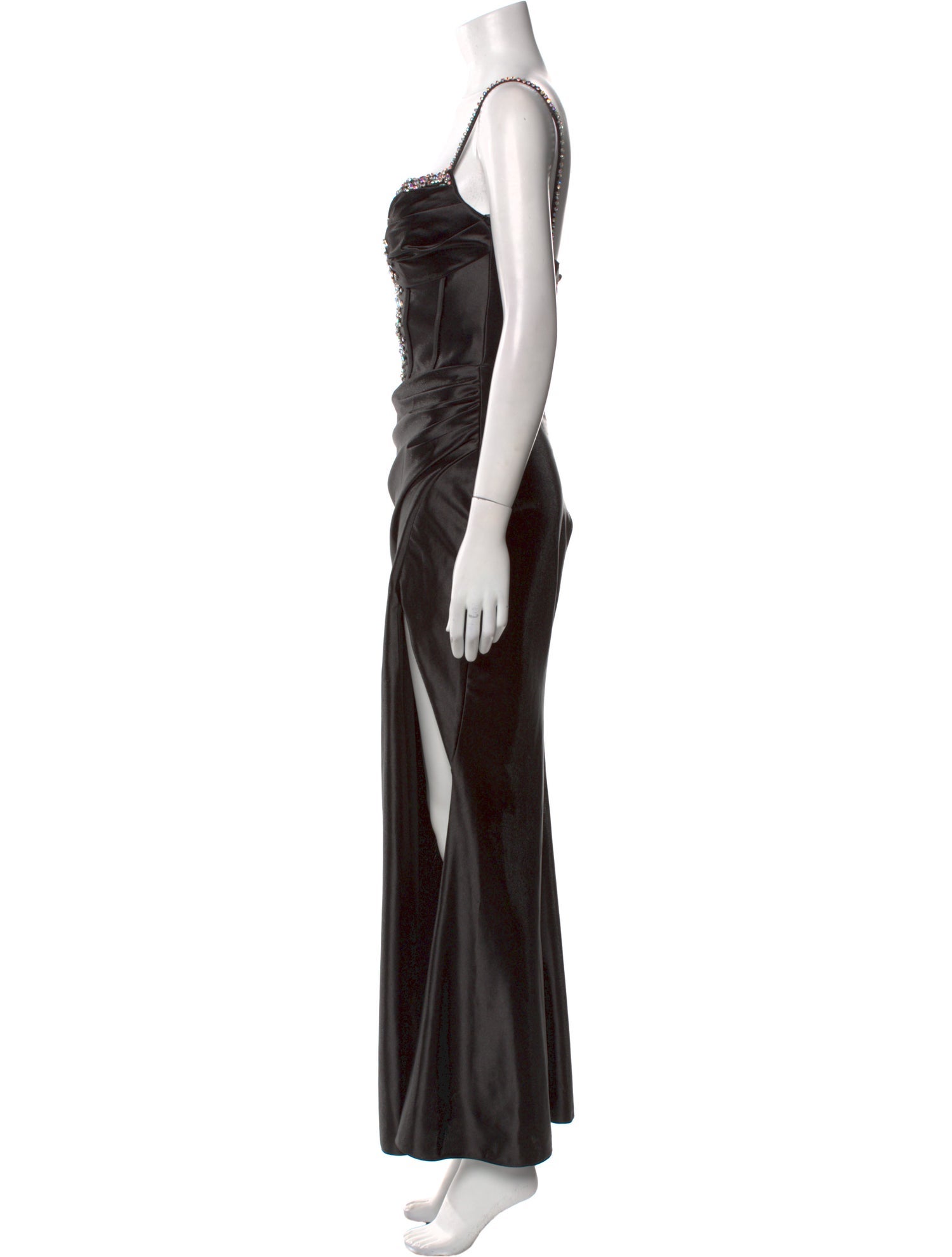 Jovani V-Neck Long Dress