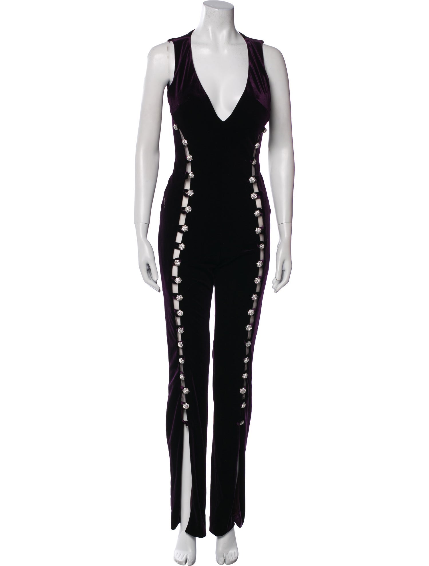 Jovani Plunge Neckline Jumpsuit