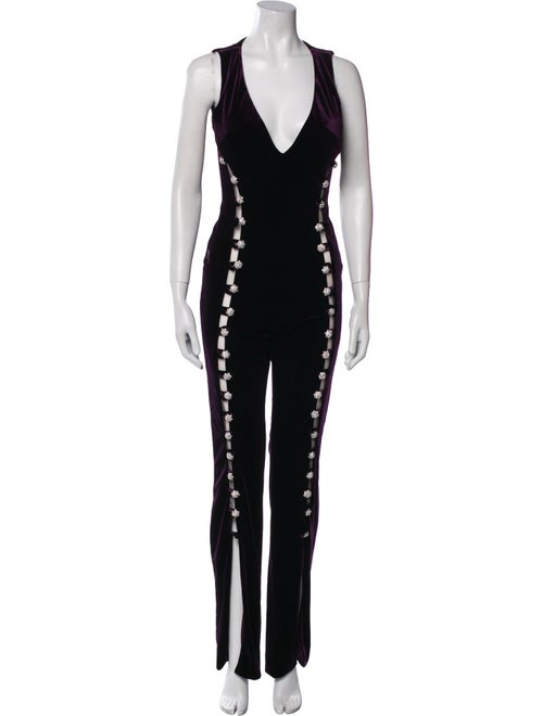 Jovani Plunge Neckline Jumpsuit
