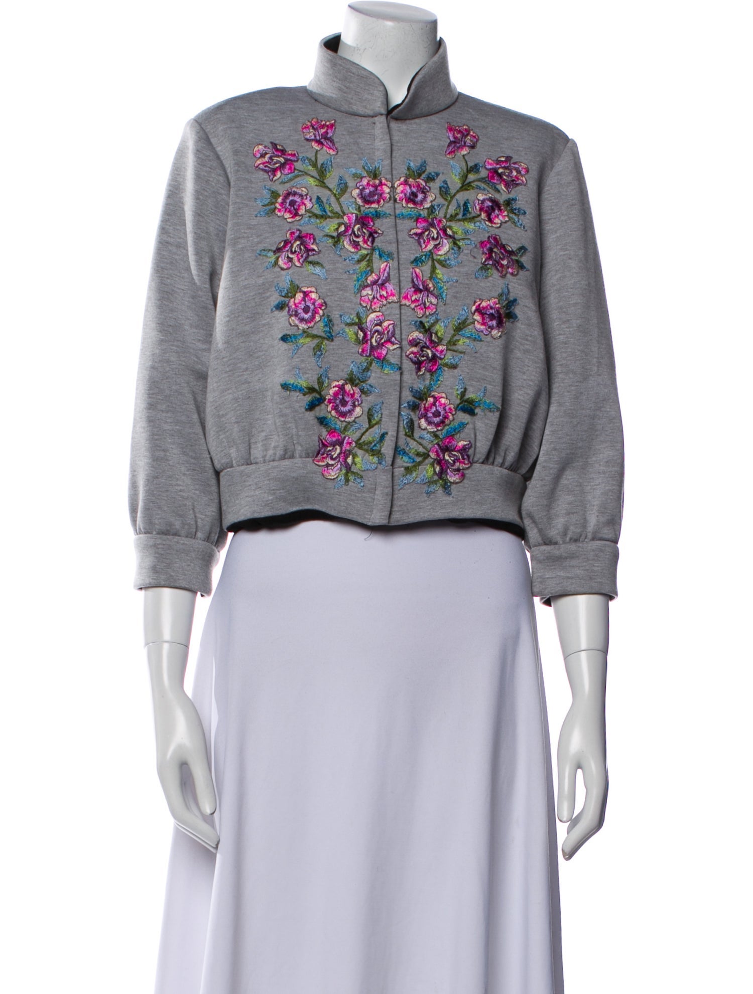 Jovani Floral Print Evening Jacket