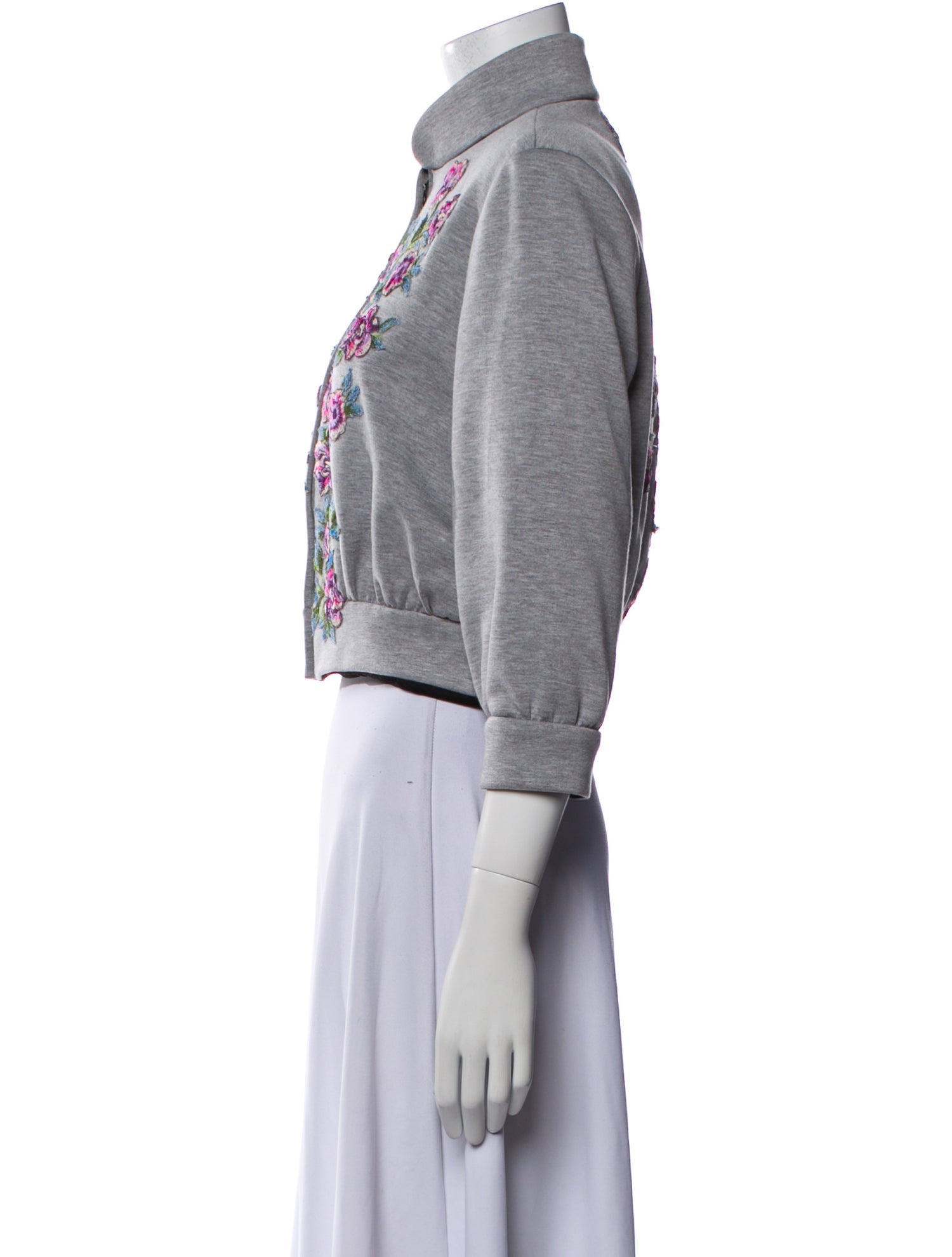 Jovani Floral Print Evening Jacket