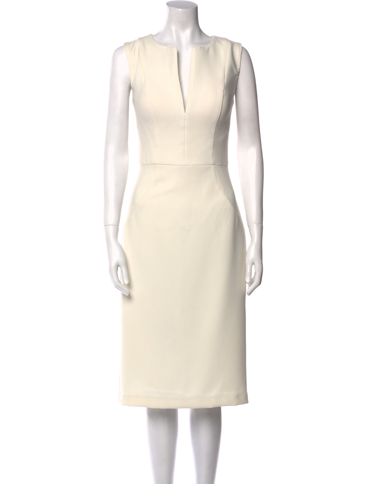 Jovani V-Neck Midi Length Dress