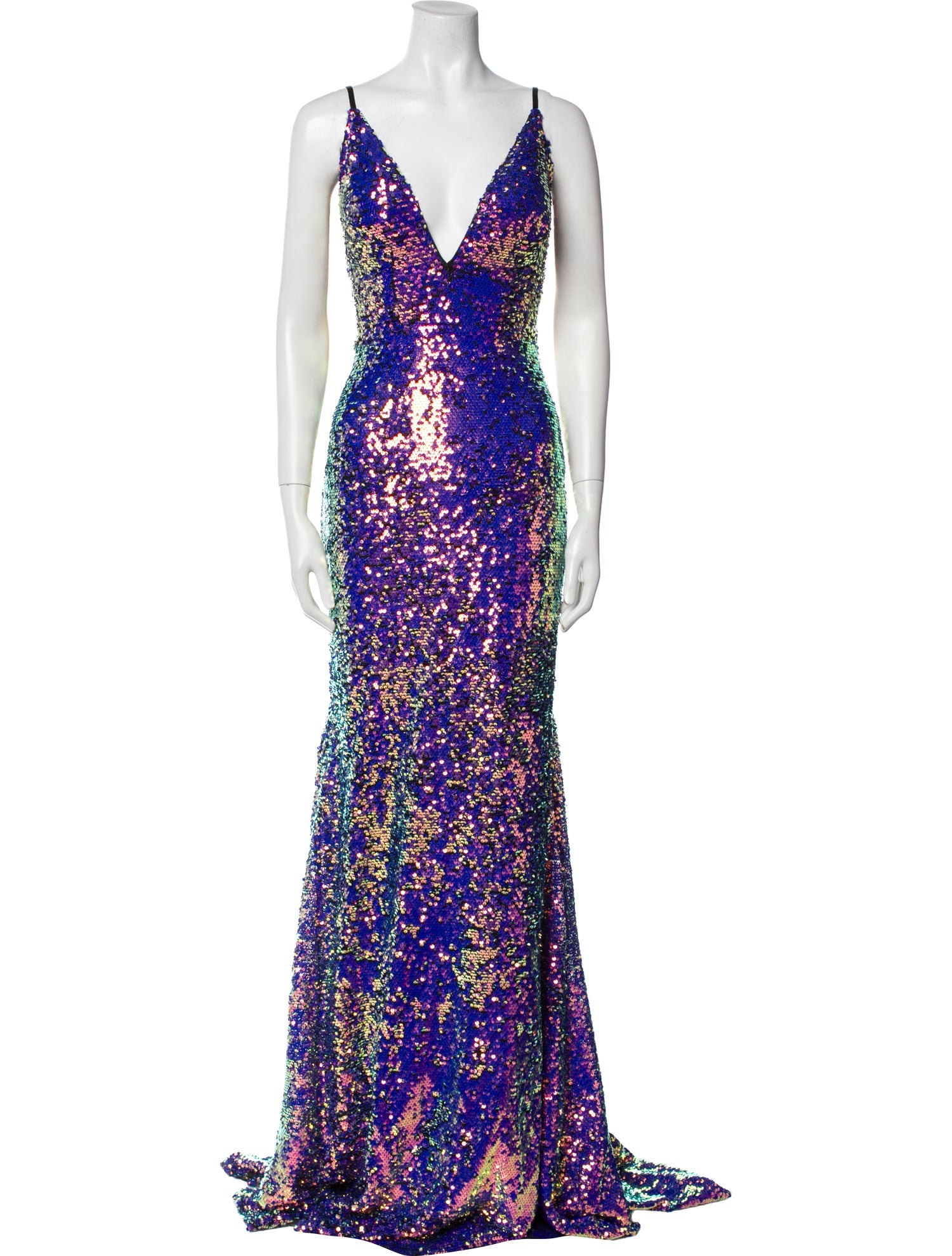 Jovani Linen Long Dress