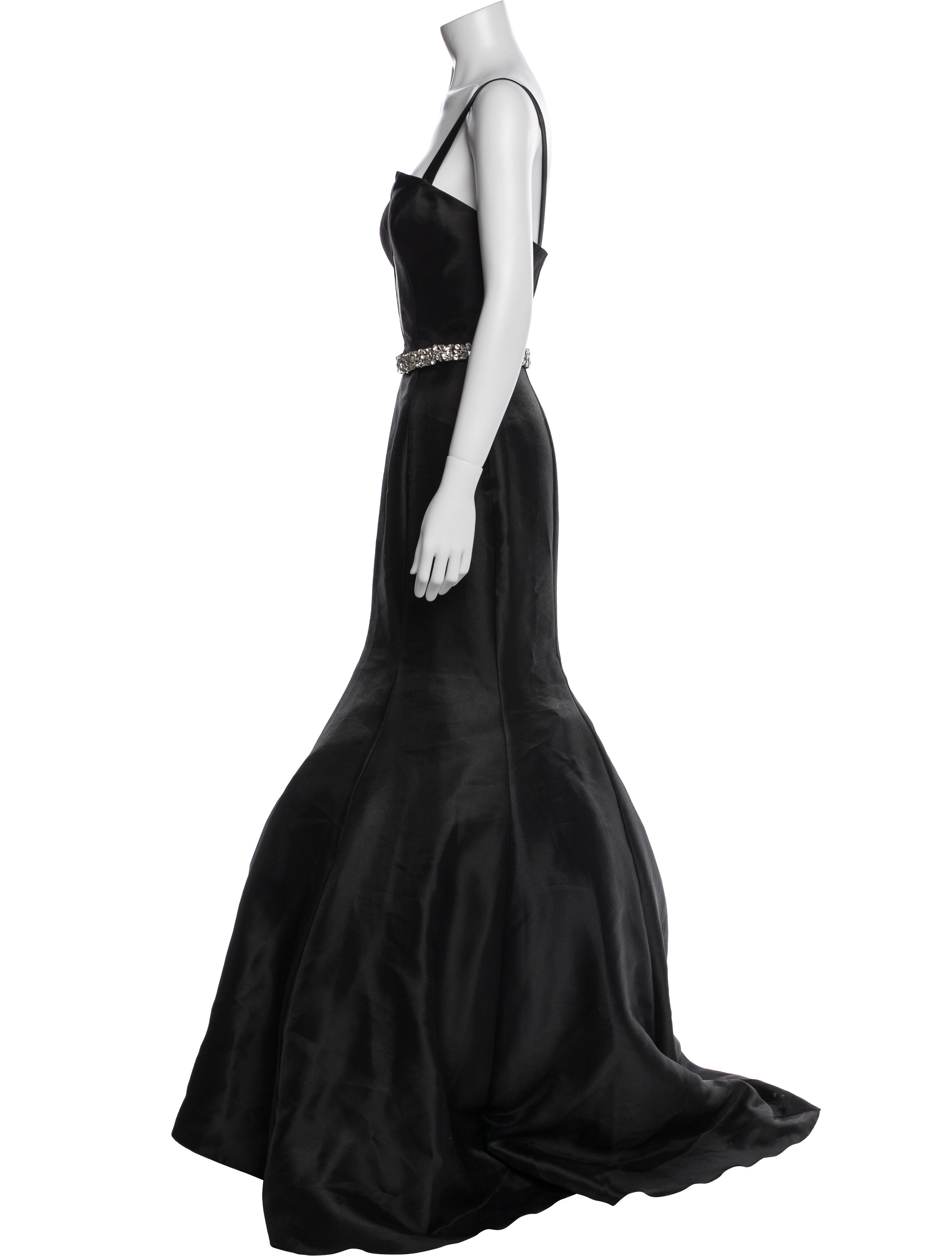 Jovani Square Neckline Long Dress