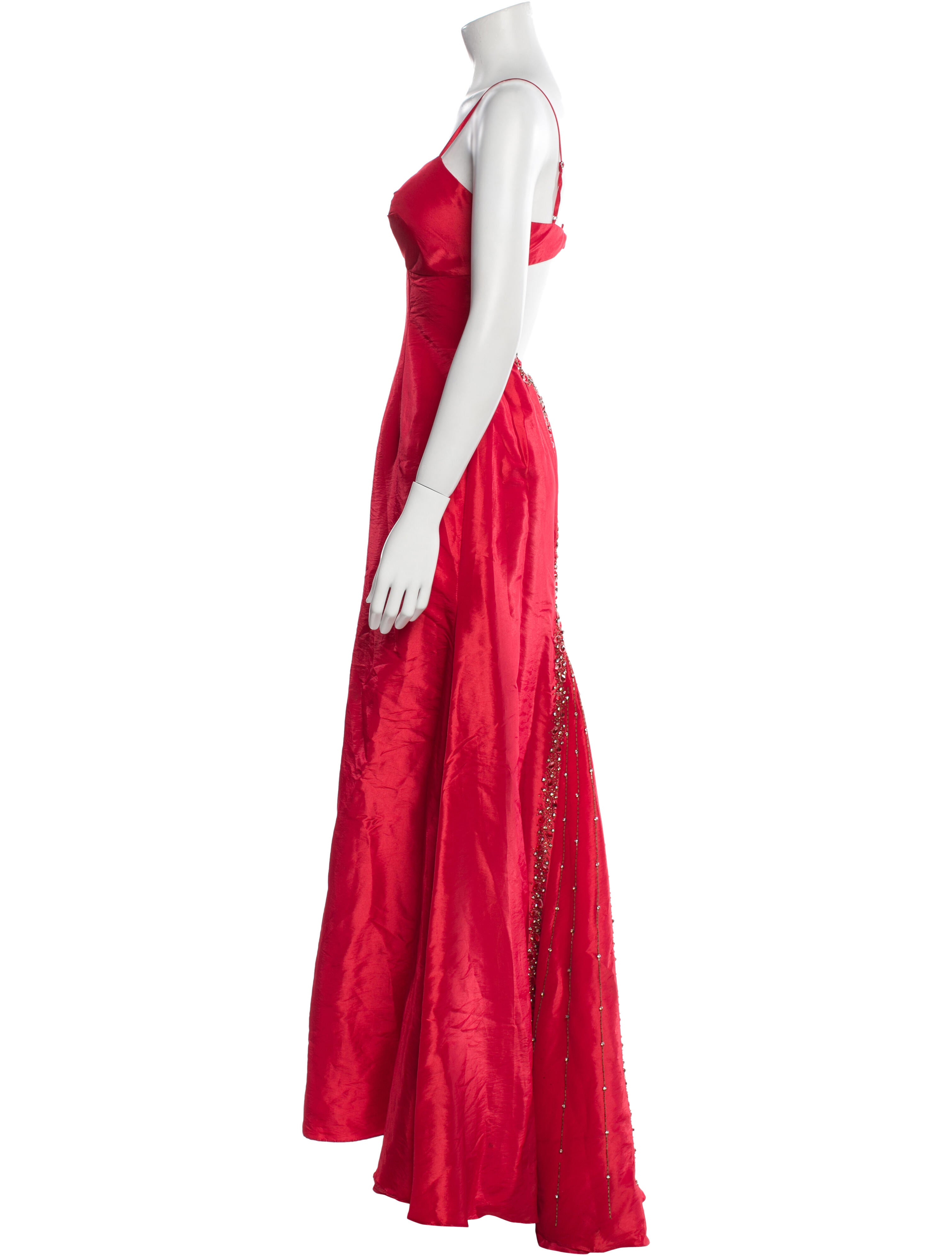 Jovani V-Neck Long Dress