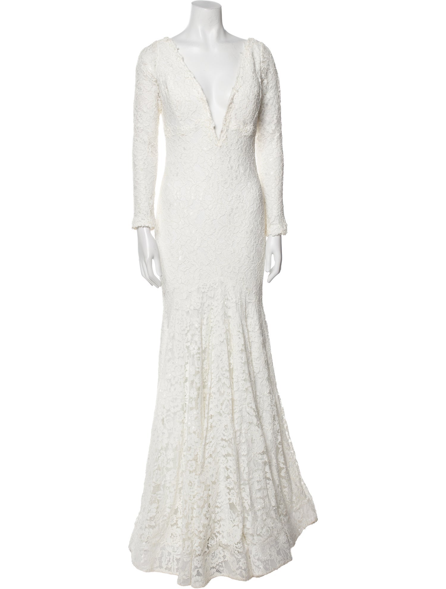 Jovani V-Neck Long Dress