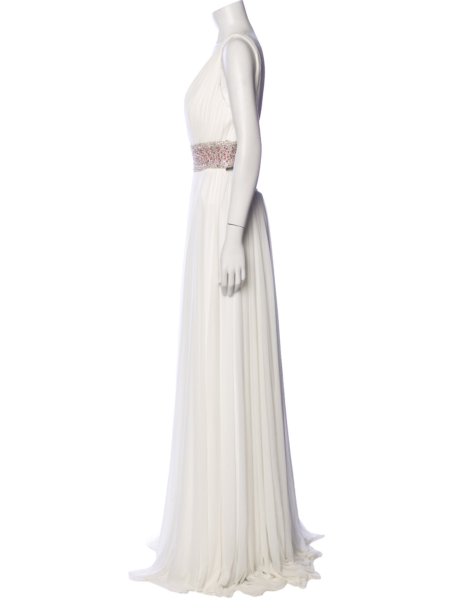 Jovani V-Neck Long Dress