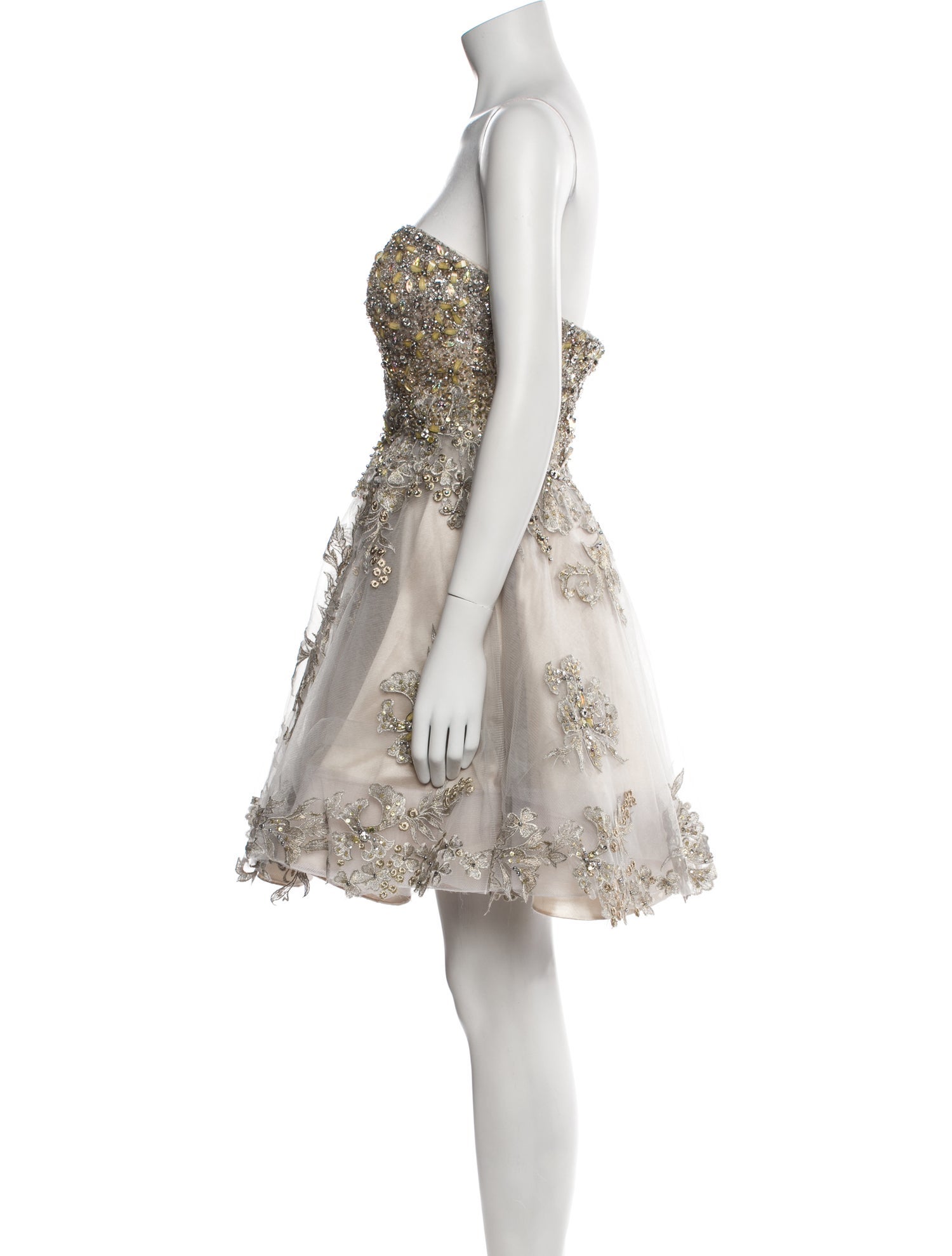 Jovani Strapless Mini Dress