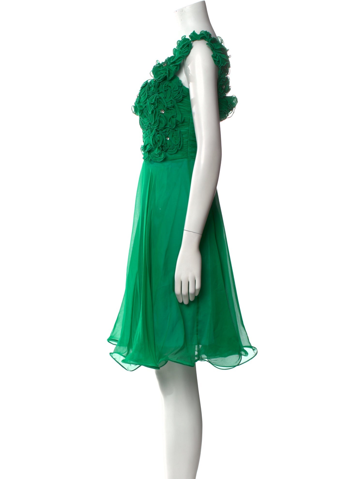 Jovani Silk Mini Dress