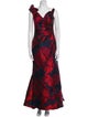 Jovani Floral Print Long Dress