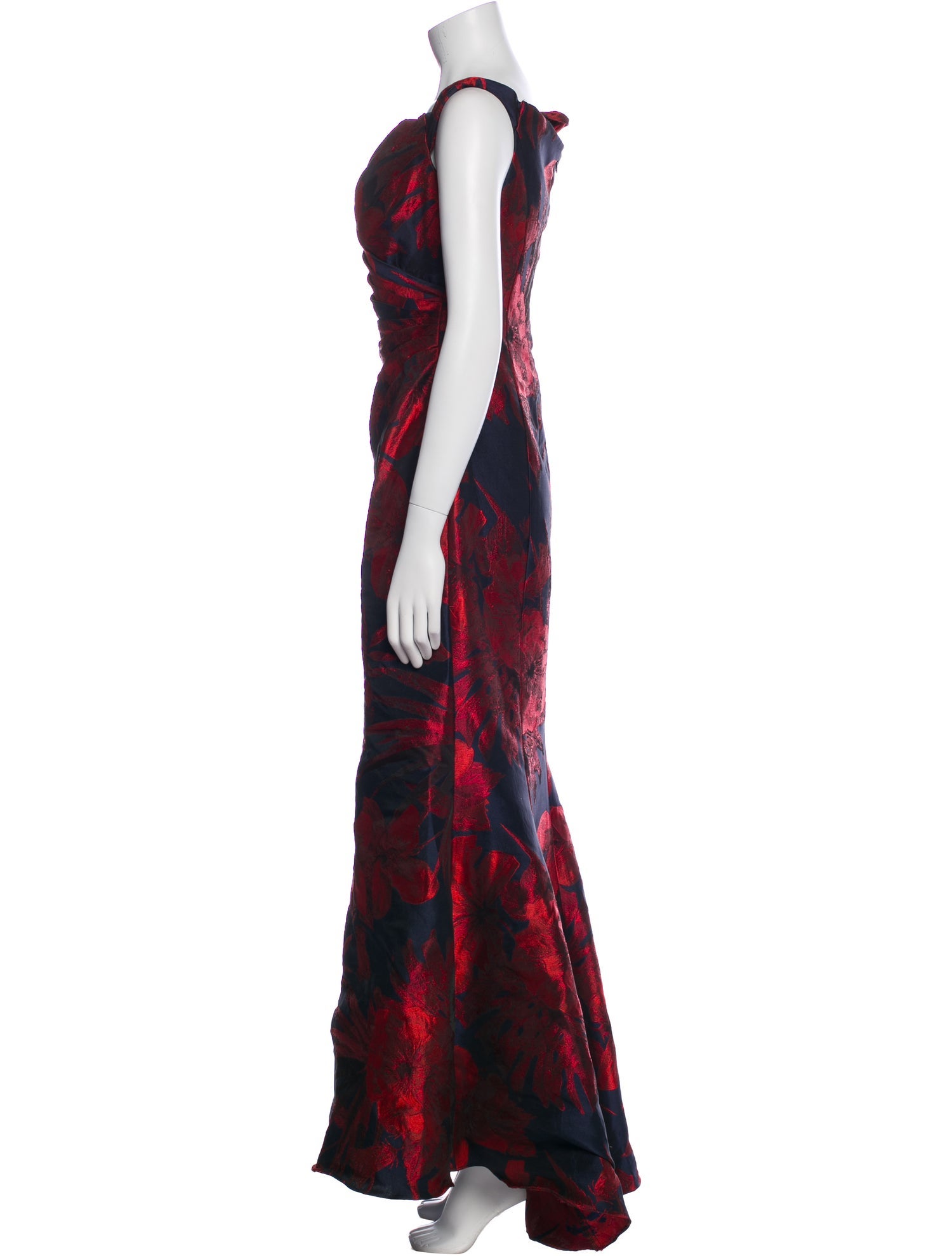 Jovani Floral Print Long Dress