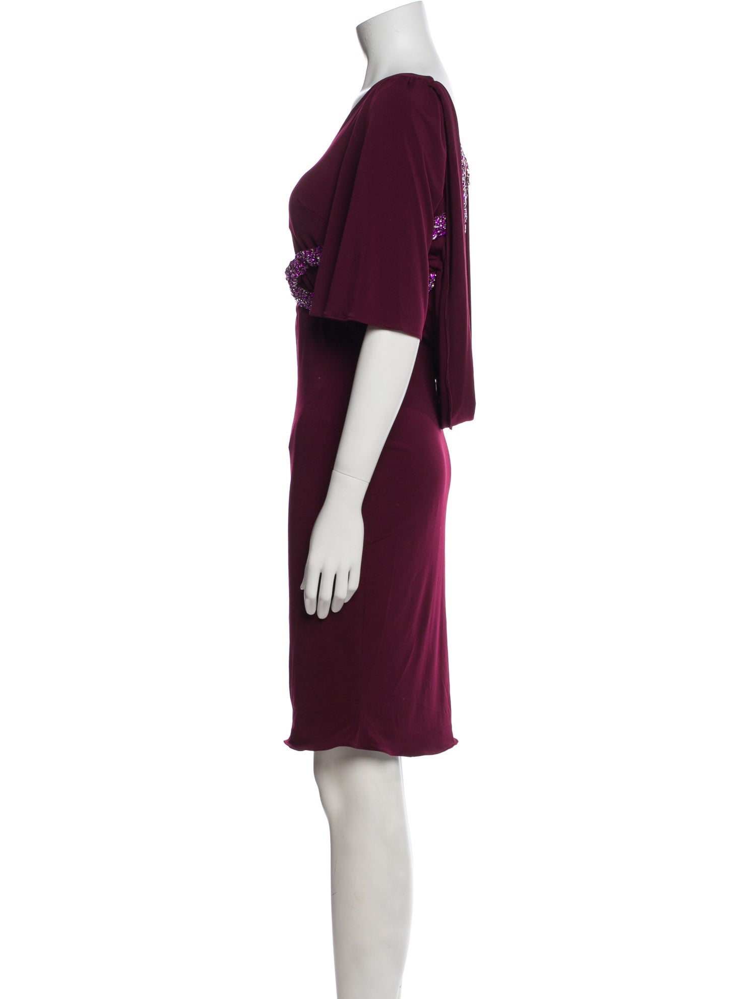 Jovani V-Neck Mini Dress