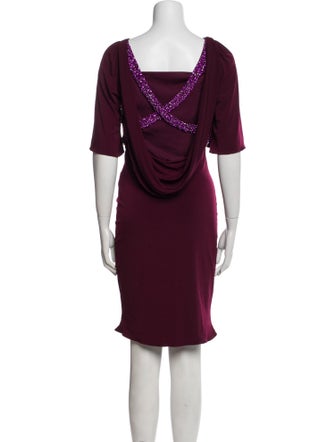 Jovani V-Neck Mini Dress