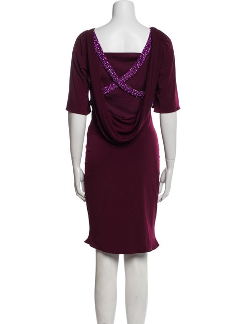 Jovani V-Neck Mini Dress