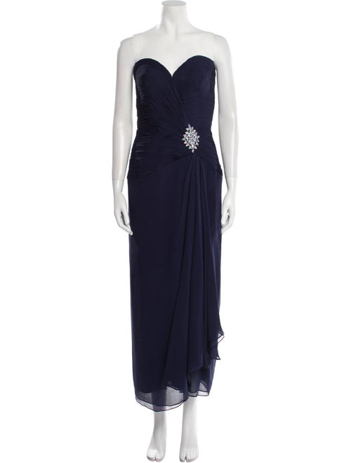 Jovani Silk Midi Length Dress