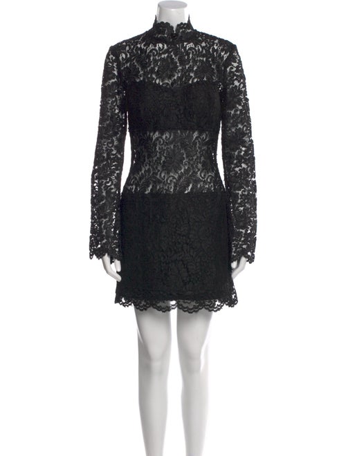 Jovani Lace Pattern Mini Dress