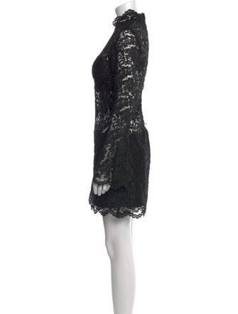 Jovani Lace Pattern Mini Dress