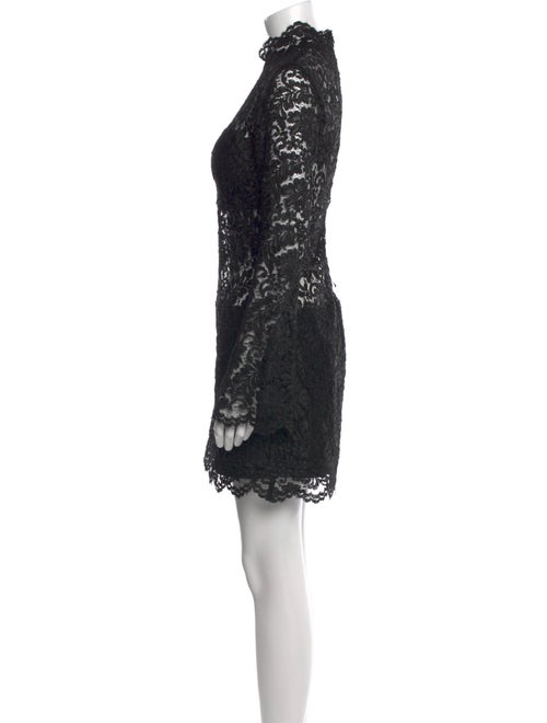 Jovani Lace Pattern Mini Dress