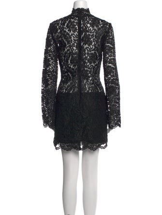 Jovani Lace Pattern Mini Dress
