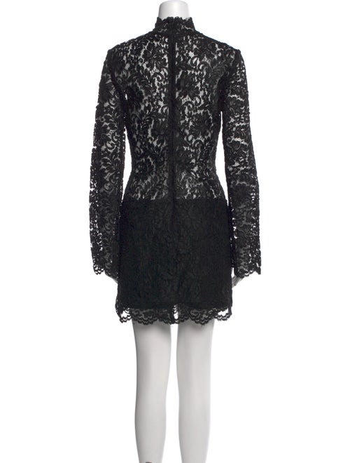 Jovani Lace Pattern Mini Dress