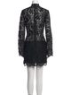 Jovani Lace Pattern Mini Dress