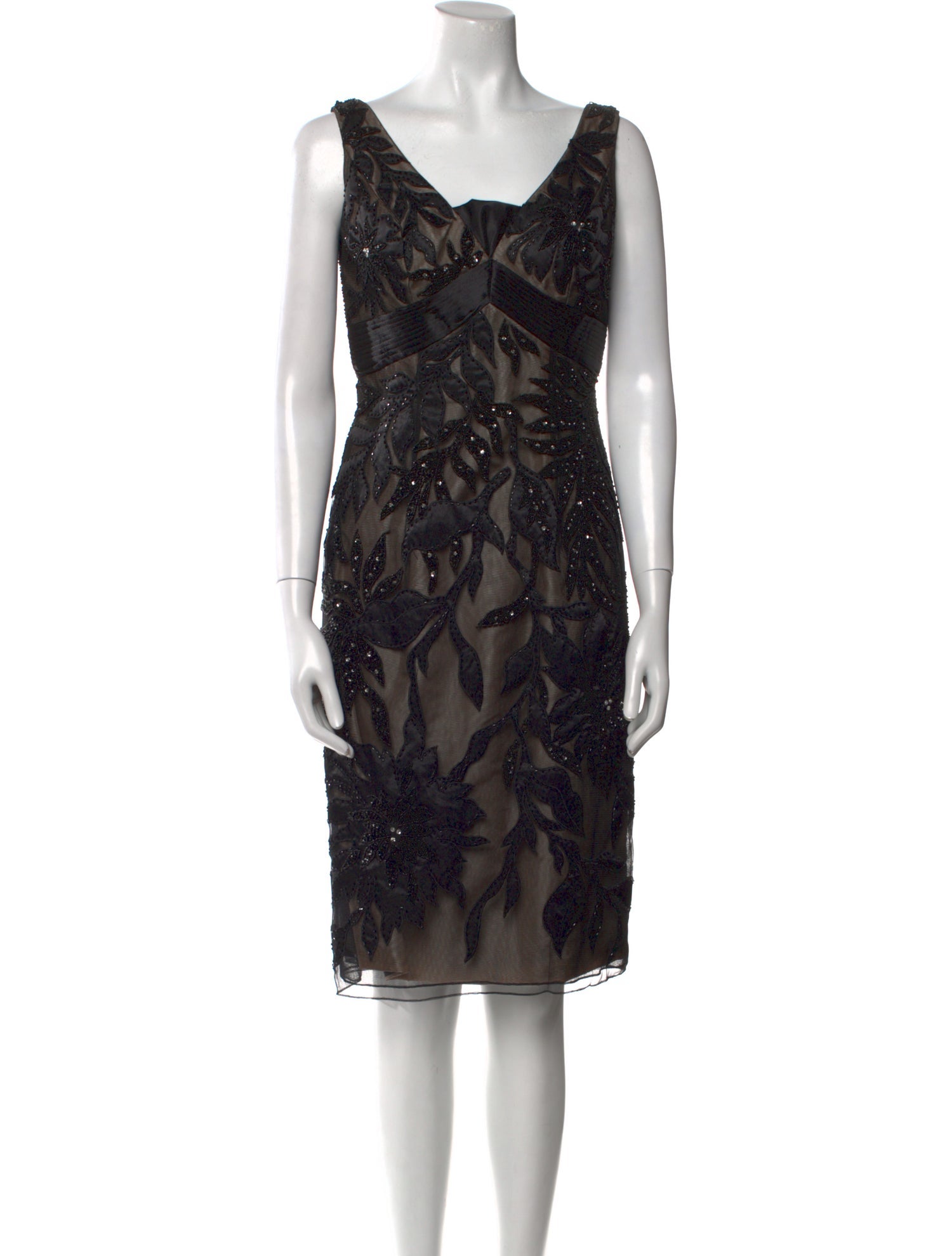 Jovani Printed Knee-Length Dress