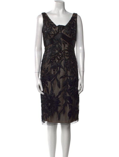 Jovani Printed Knee-Length Dress