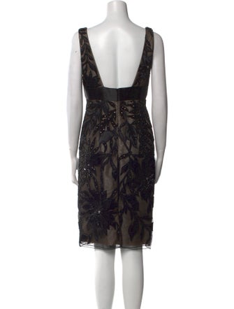 Jovani Printed Knee-Length Dress