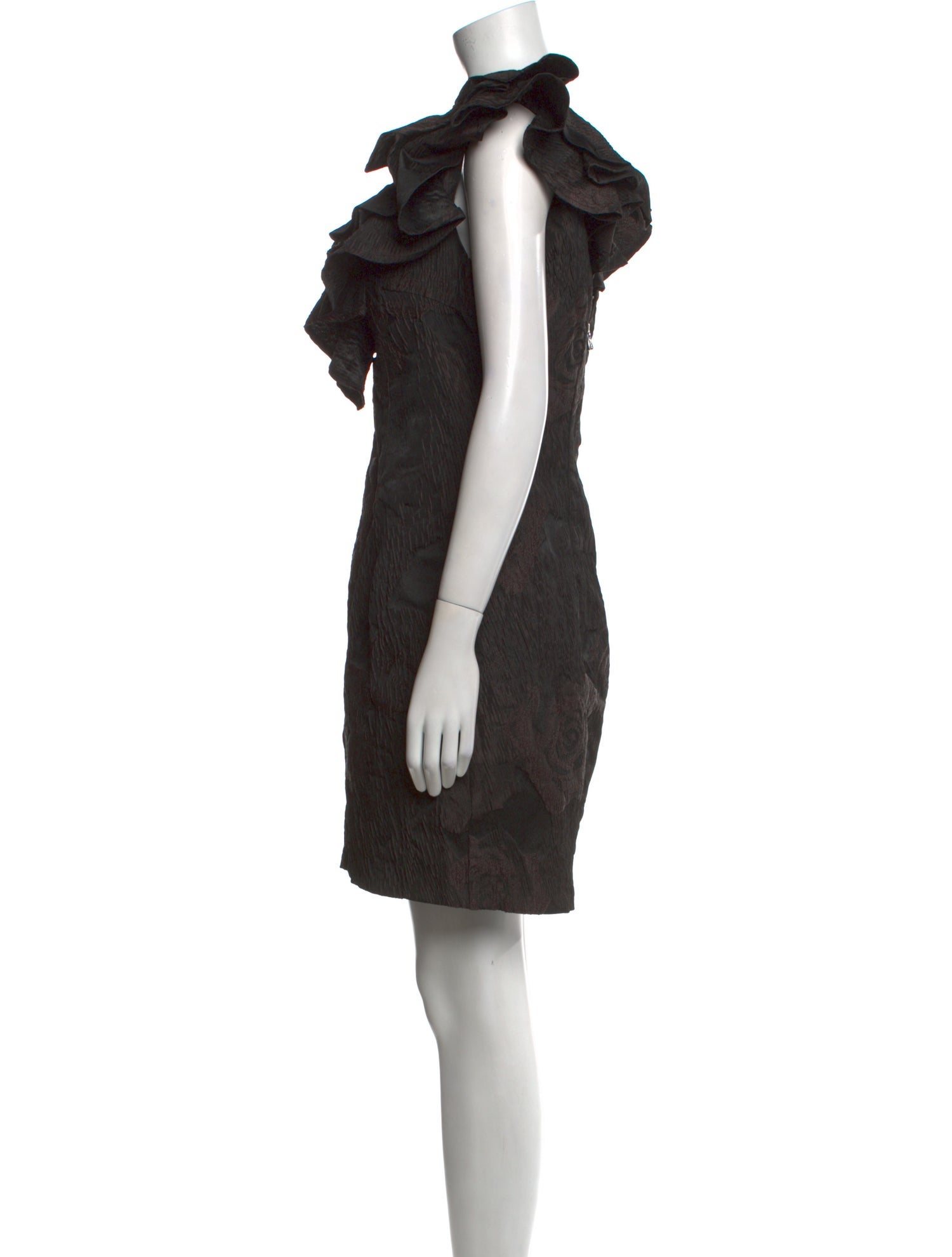 Jovani V-Neck Mini Dress