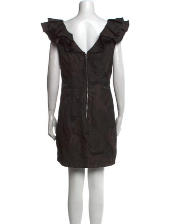 Jovani V-Neck Mini Dress