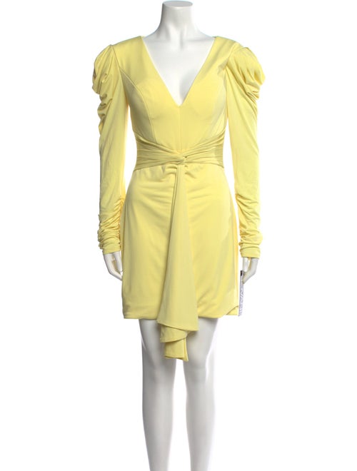 Jovani V-Neck Mini Dress