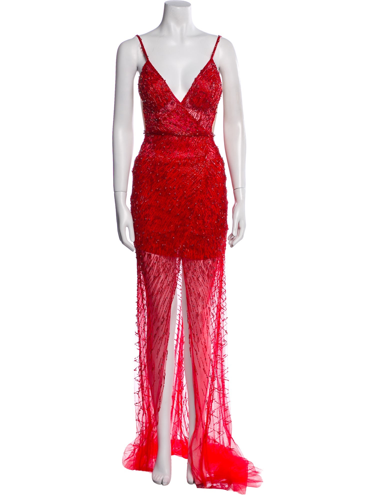 Jovani V-Neck Long Dress w/ Tags