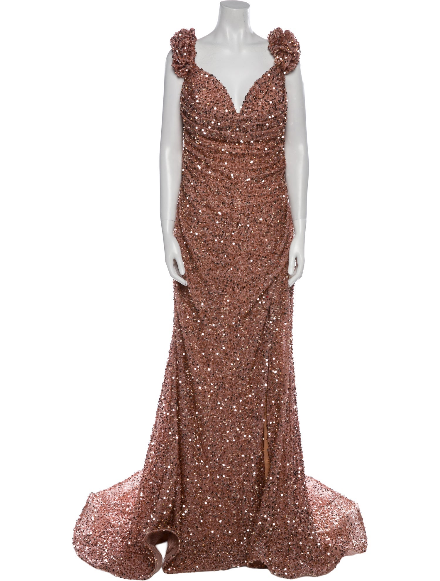 Jovani Patterned Long Dress