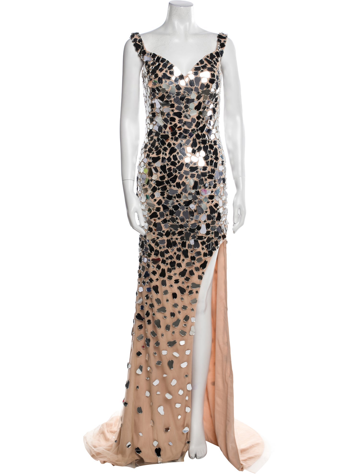 Jovani Cowl Neck Long Dress