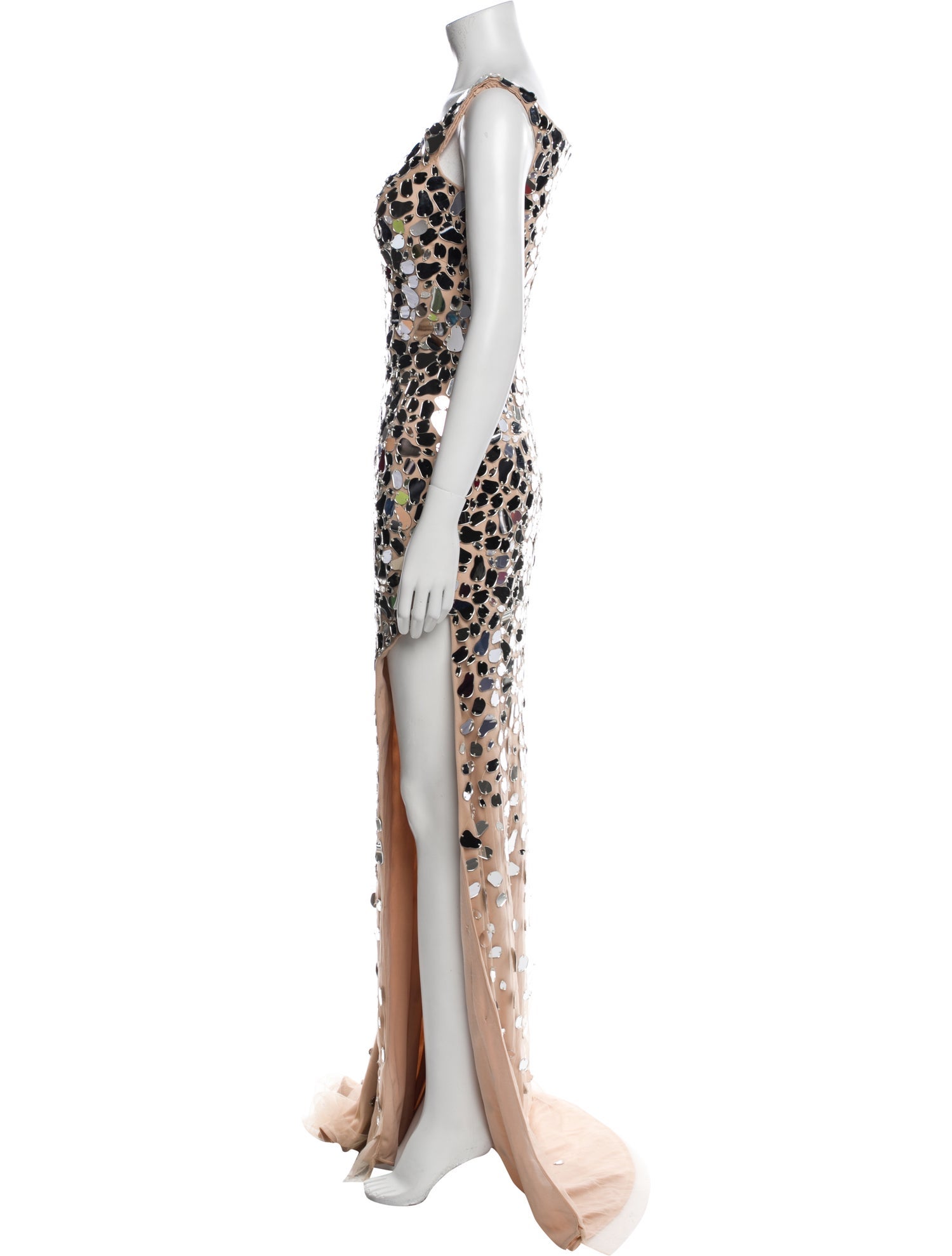 Jovani Cowl Neck Long Dress