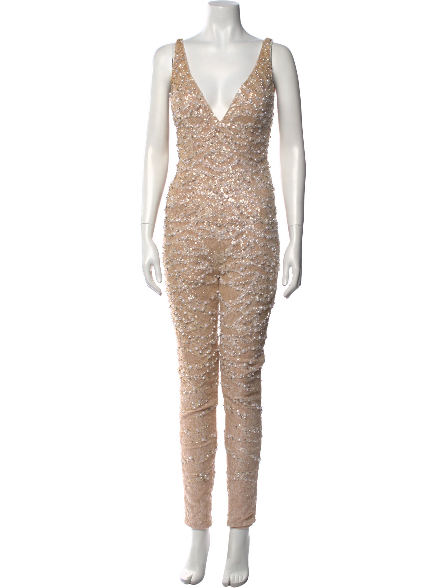Jovani Plunge Neckline Jumpsuit w/ Tags
