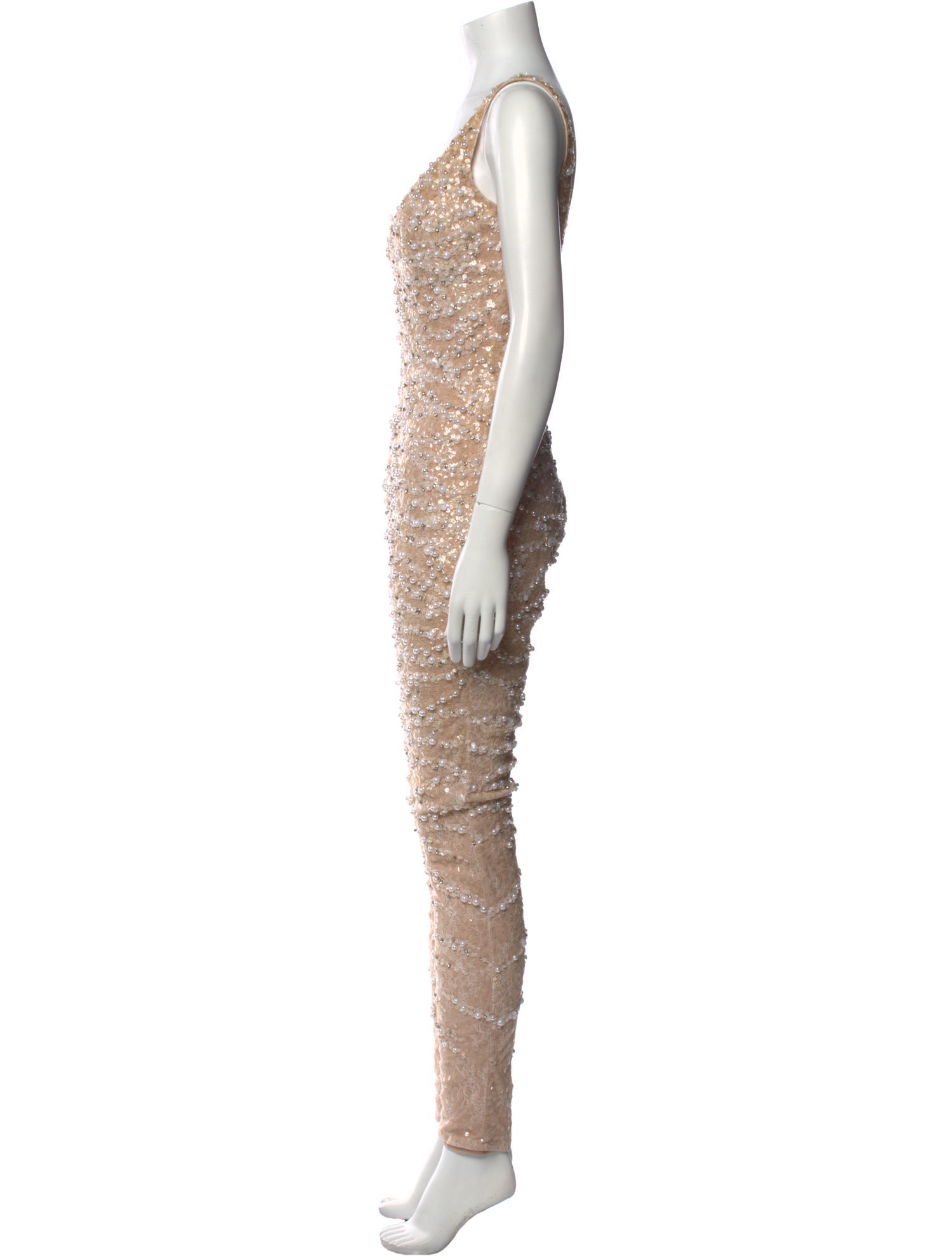 Jovani Plunge Neckline Jumpsuit w/ Tags