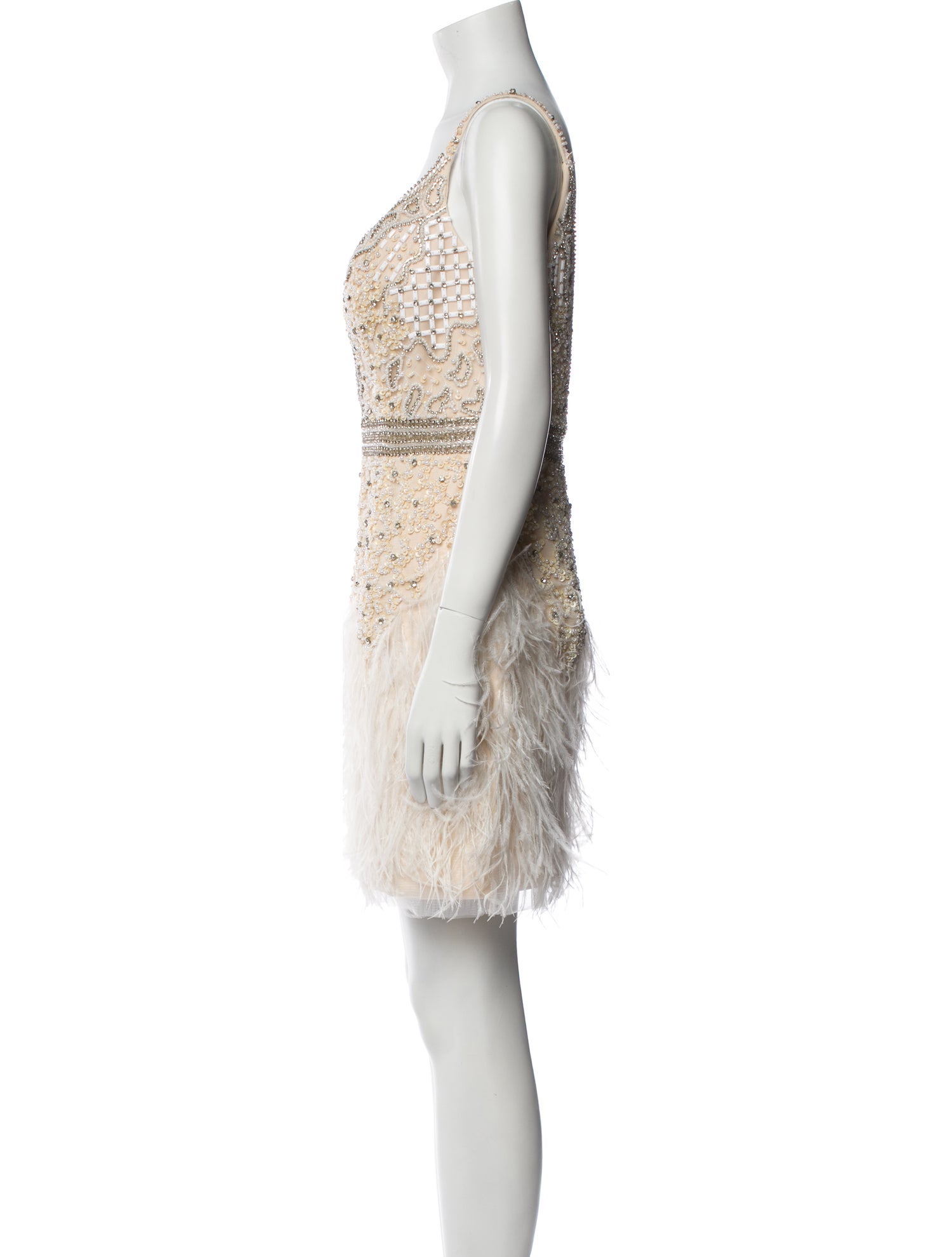 Jovani V-Neck Mini Dress