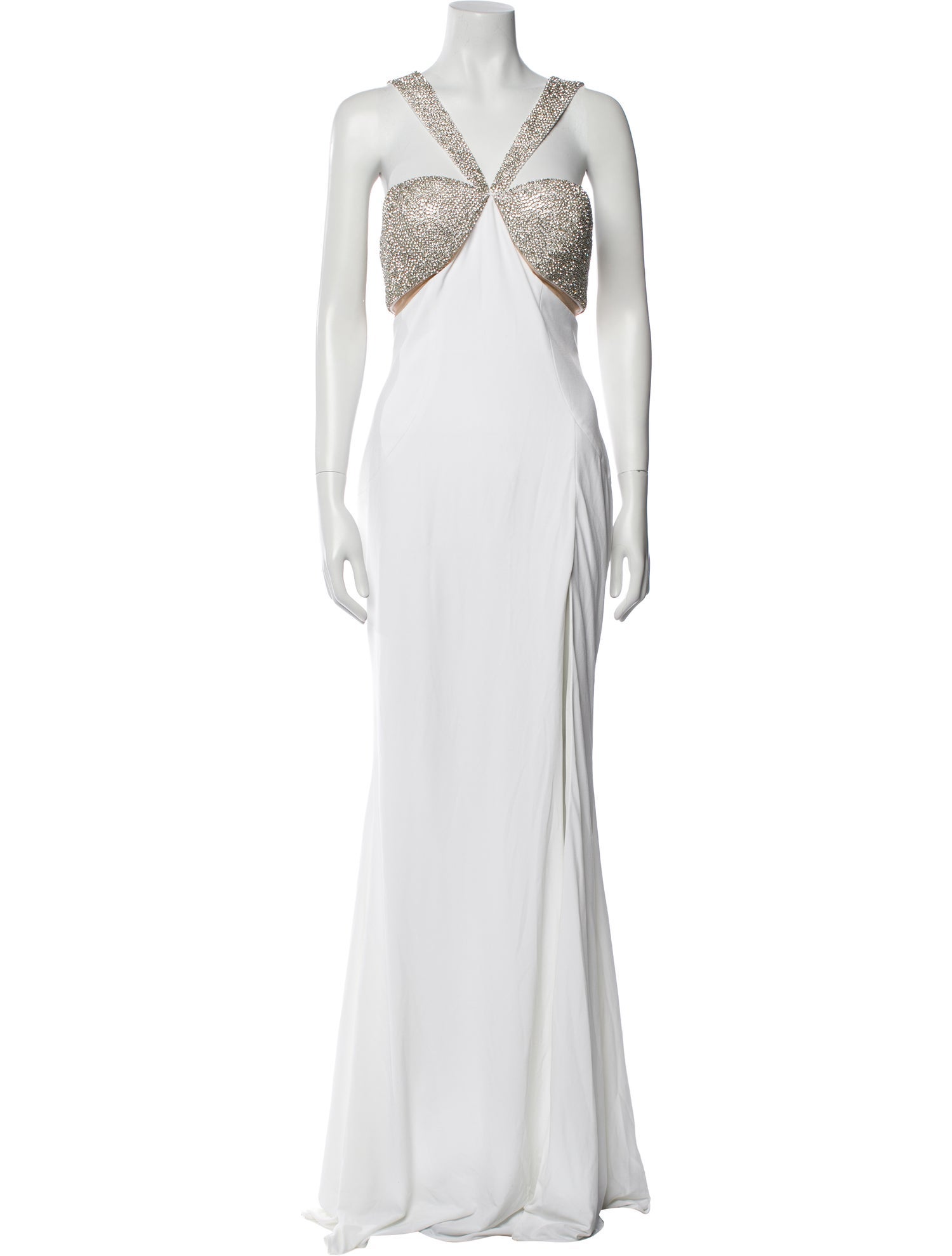 Jovani V-Neck Long Dress w/ Tags