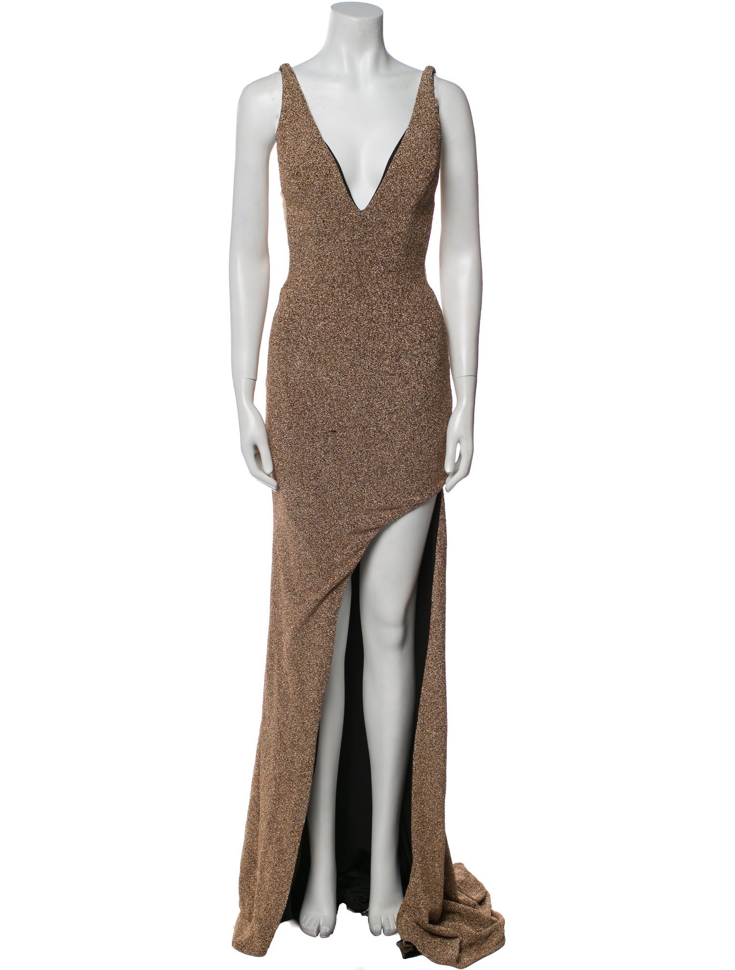 Jovani V-Neck Long Dress