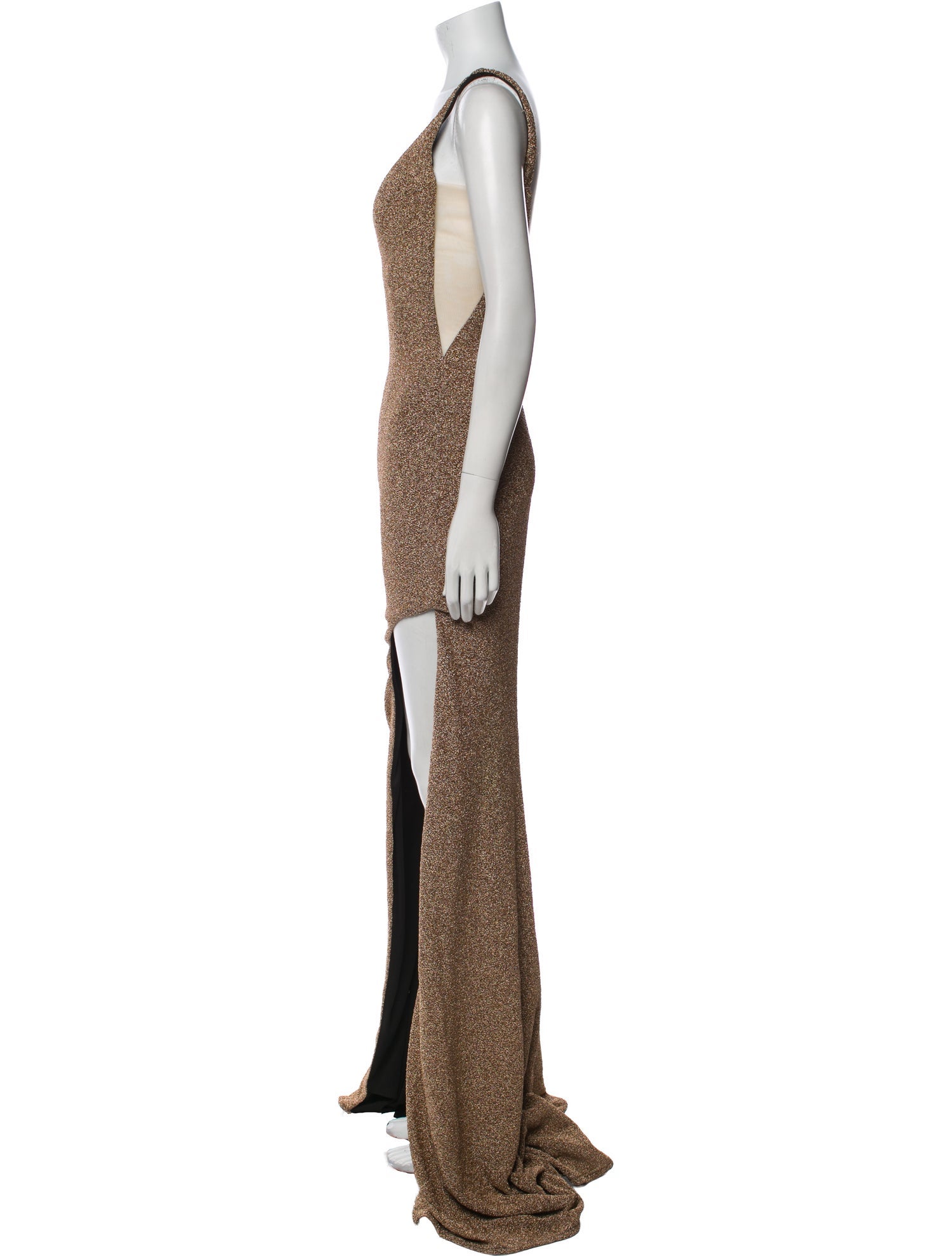 Jovani V-Neck Long Dress