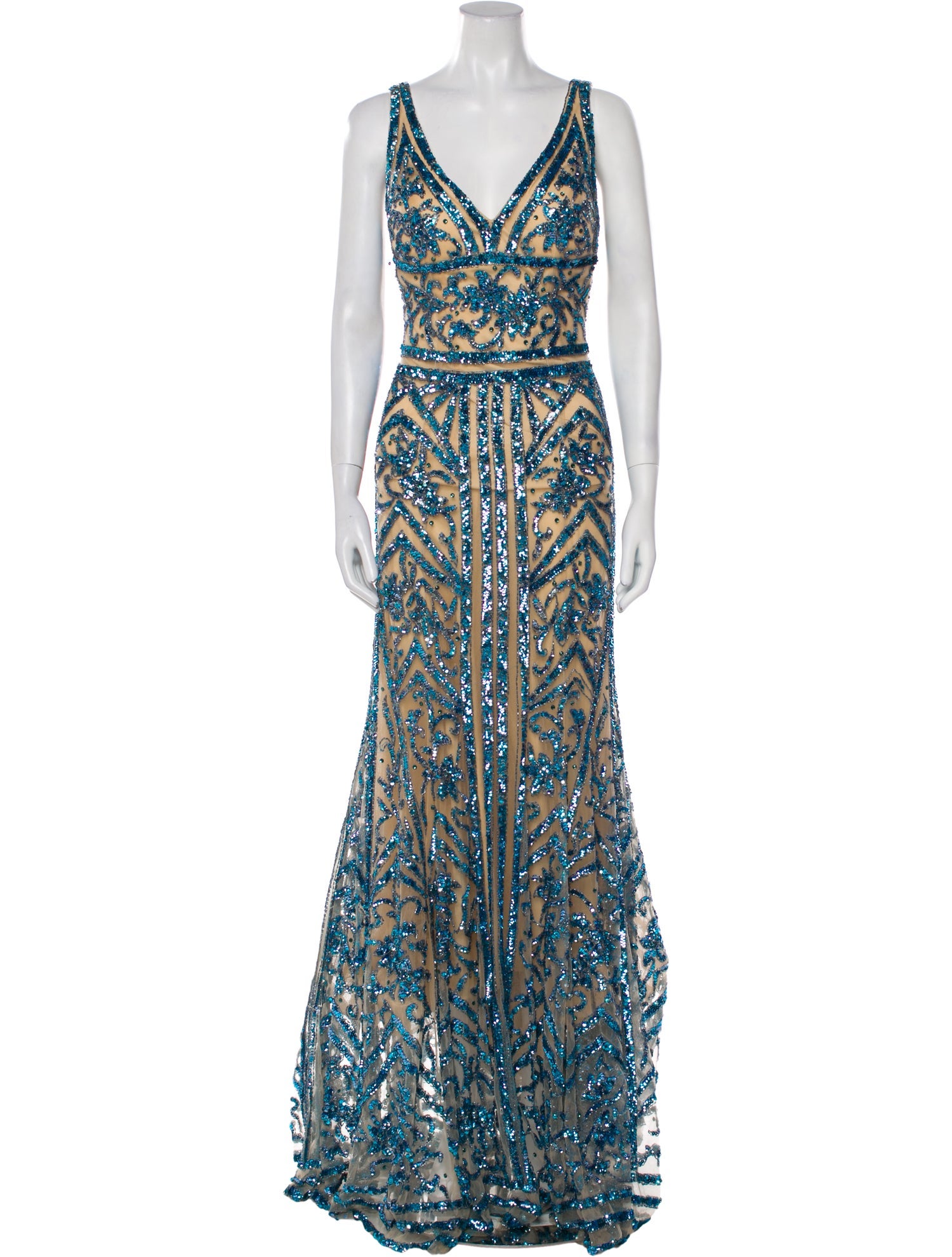 Jovani Printed Long Dress